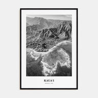 Kauai Portrait B&W No 2 Poster