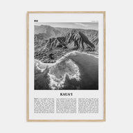 Kauai Travel B&W No 1 Poster