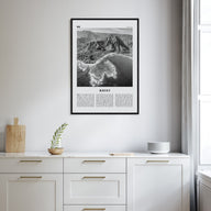 Kauai Travel B&W No 1 Poster