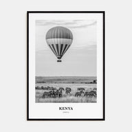 Kenya Portrait B&W Poster