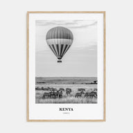 Kenya Portrait B&W Poster