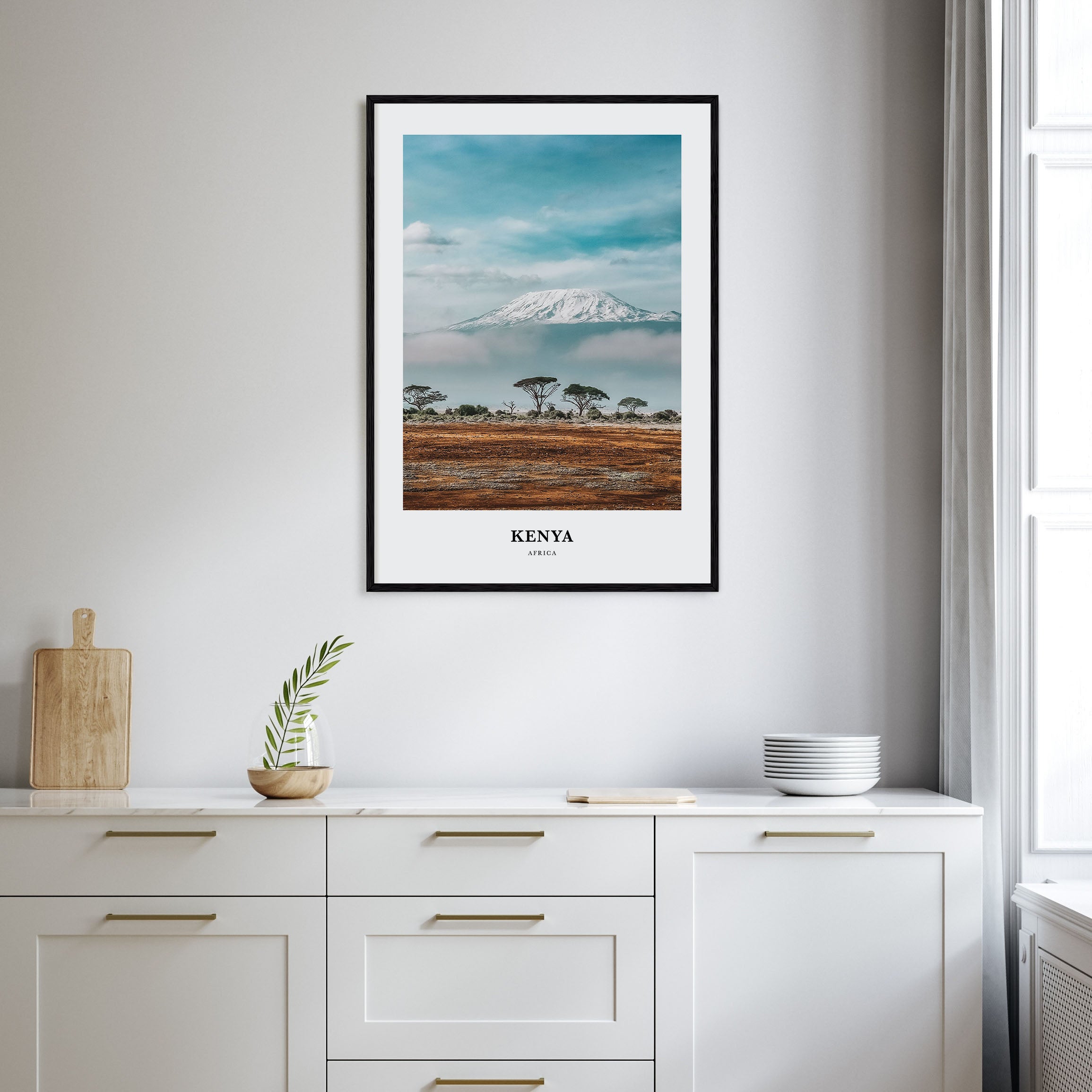 Kenya Portrait Color Poster