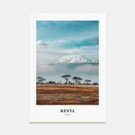Kenya Portrait Color Poster