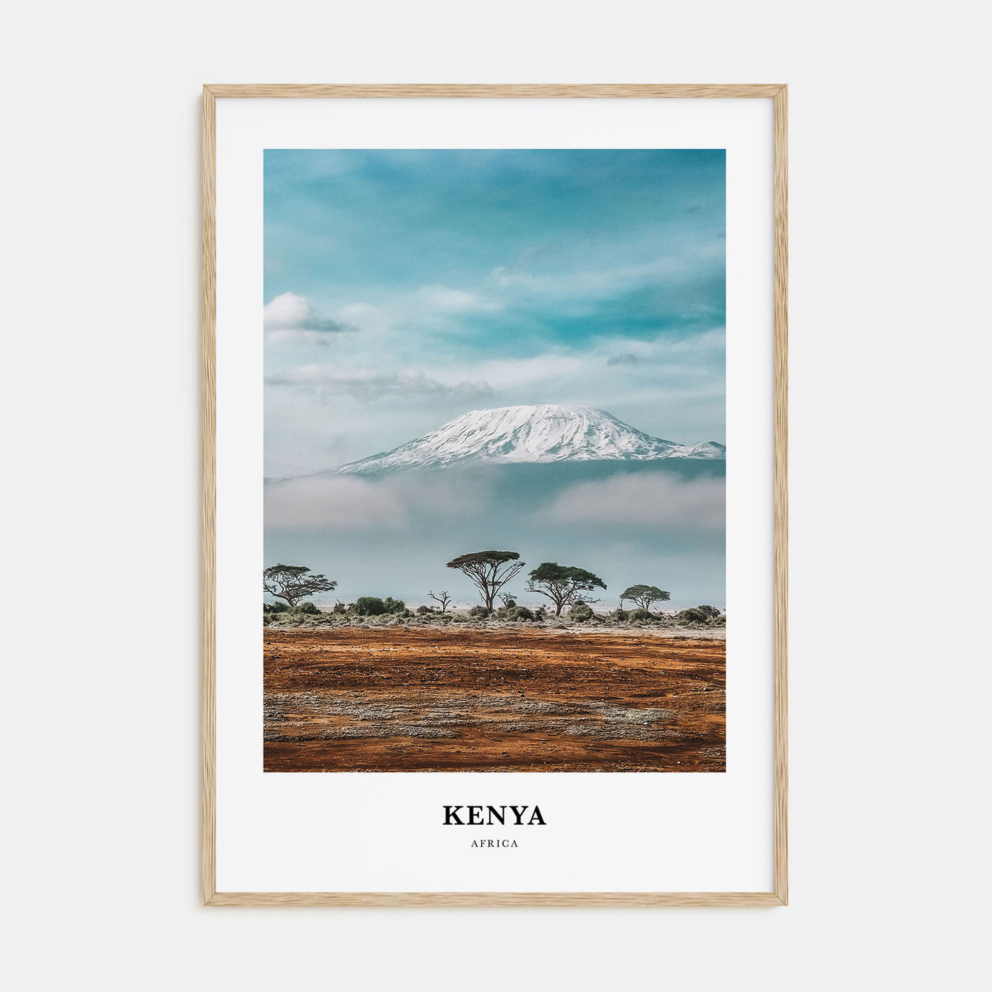 Kenya Portrait Color Poster