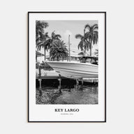 Key Largo Portrait B&W Poster