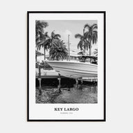 Key Largo Portrait B&W Poster