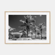 Key West Landscape B&W Poster