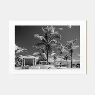 Key West Landscape B&W Poster