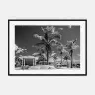 Key West Landscape B&W Poster