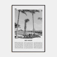 Key West Travel B&W No 1 Poster