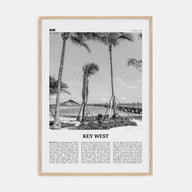 Key West Travel B&W No 1 Poster