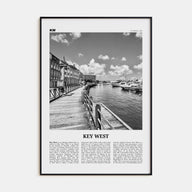 Key West Travel B&W No 2 Poster