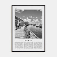 Key West Travel B&W No 2 Poster