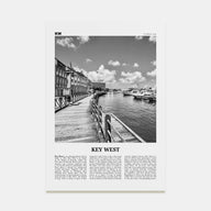 Key West Travel B&W No 2 Poster