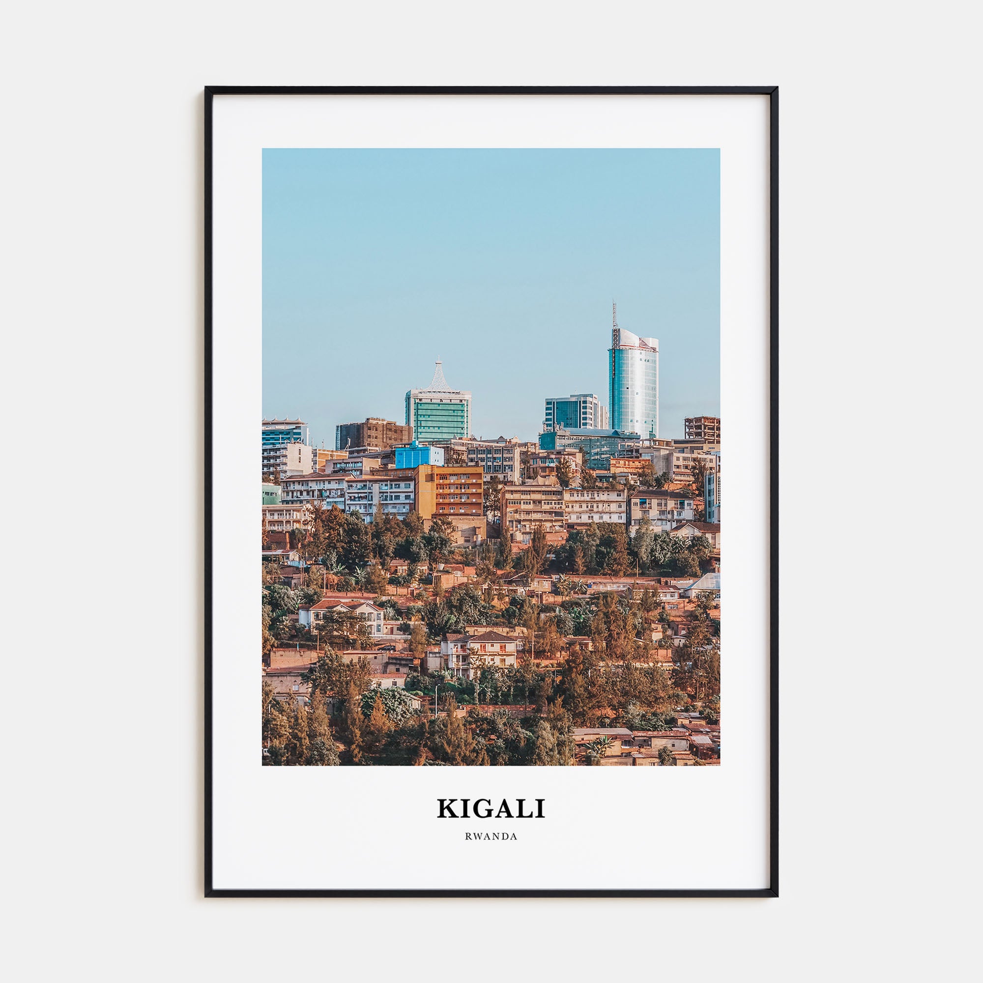 Kigali Portrait Color Poster