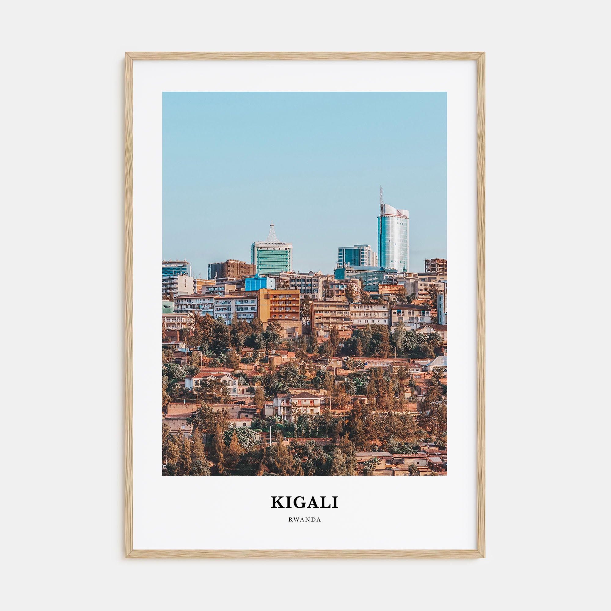 Kigali Portrait Color Poster