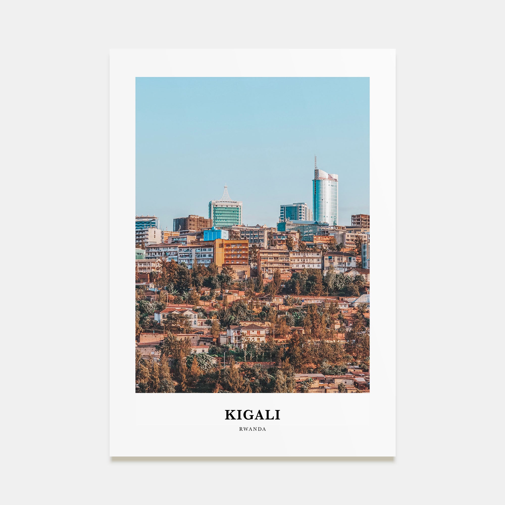 Kigali Portrait Color Poster