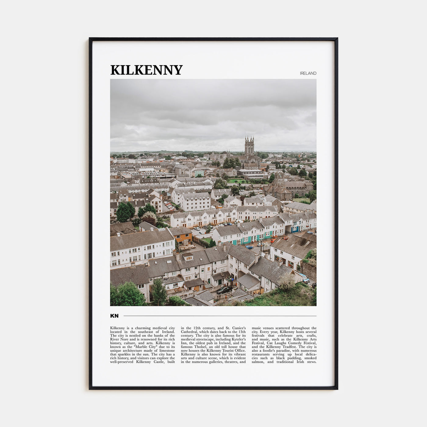 Kilkenny Travel Color Poster