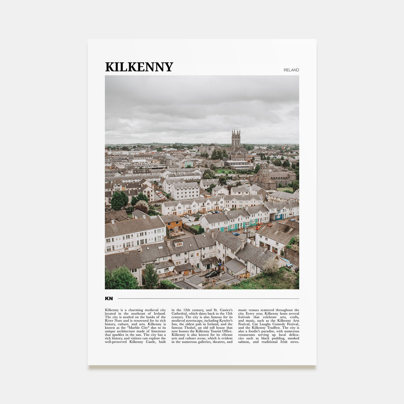 Kilkenny Travel Color Poster