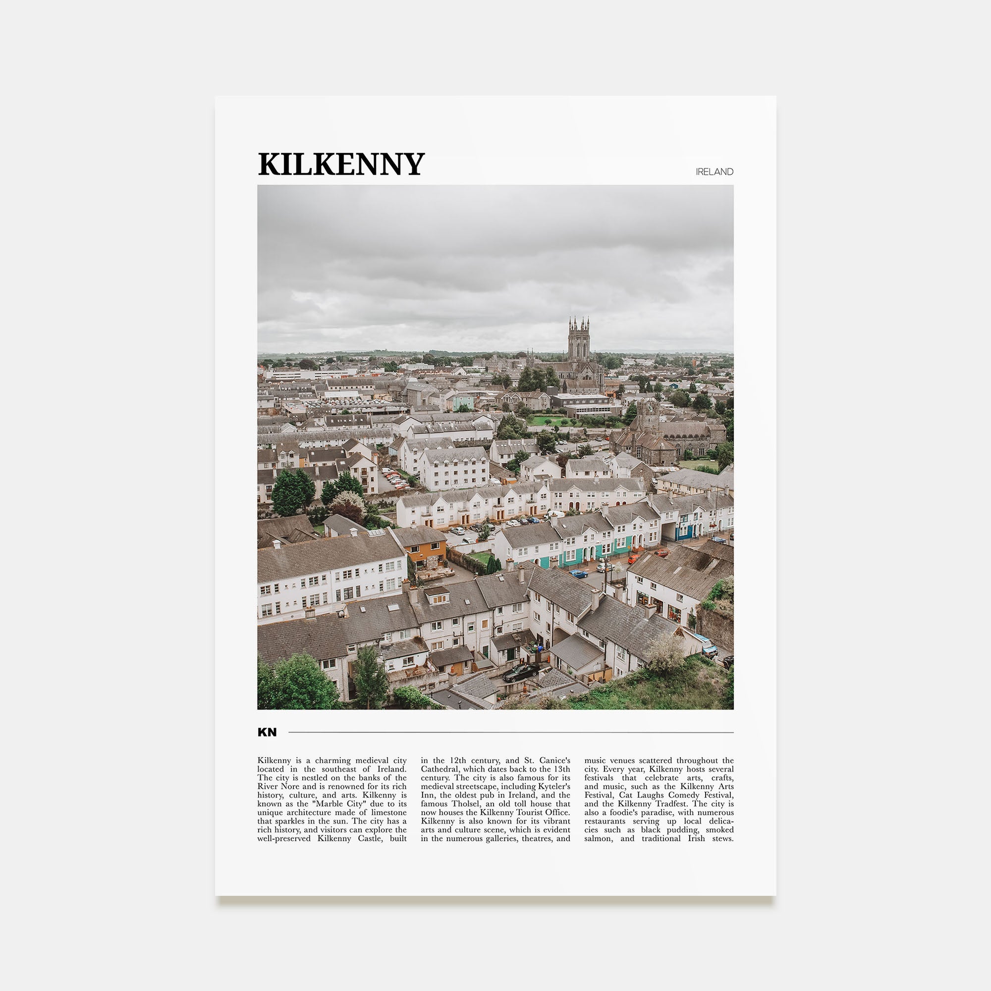 Kilkenny Travel Color Poster