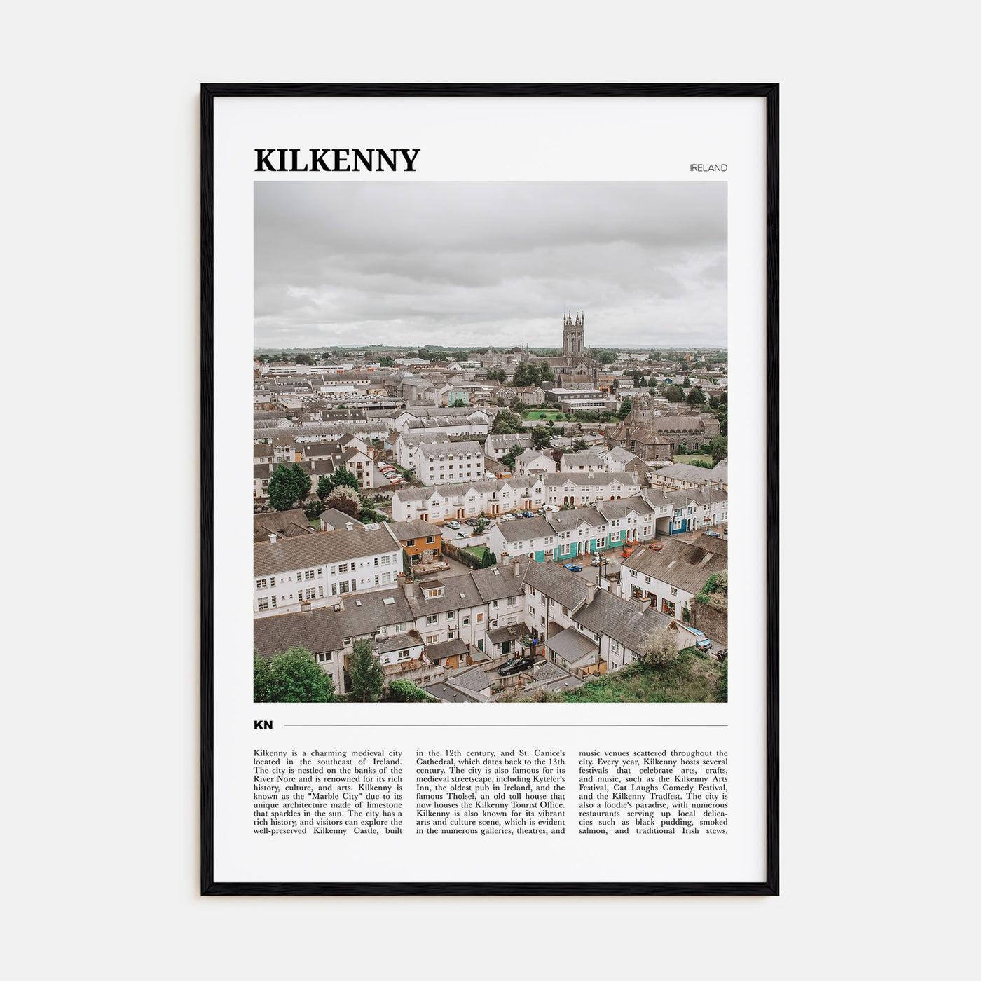 Kilkenny Travel Color Poster