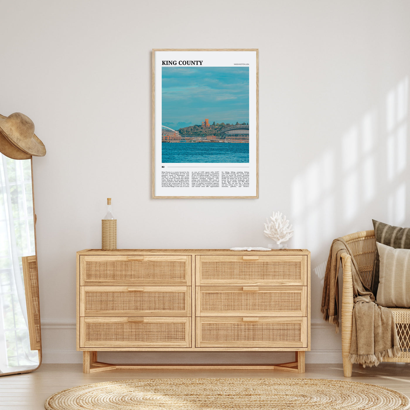 King County Travel Color Poster