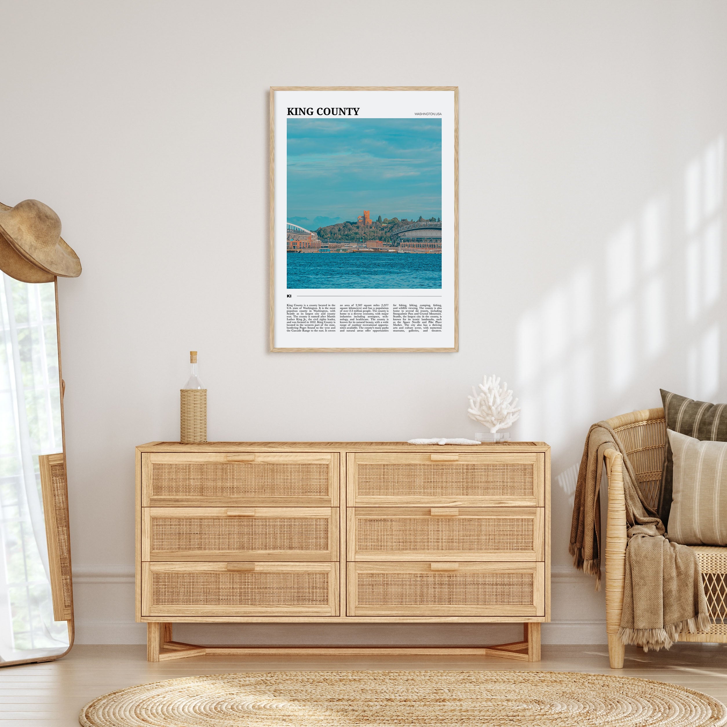 King County Travel Color Poster