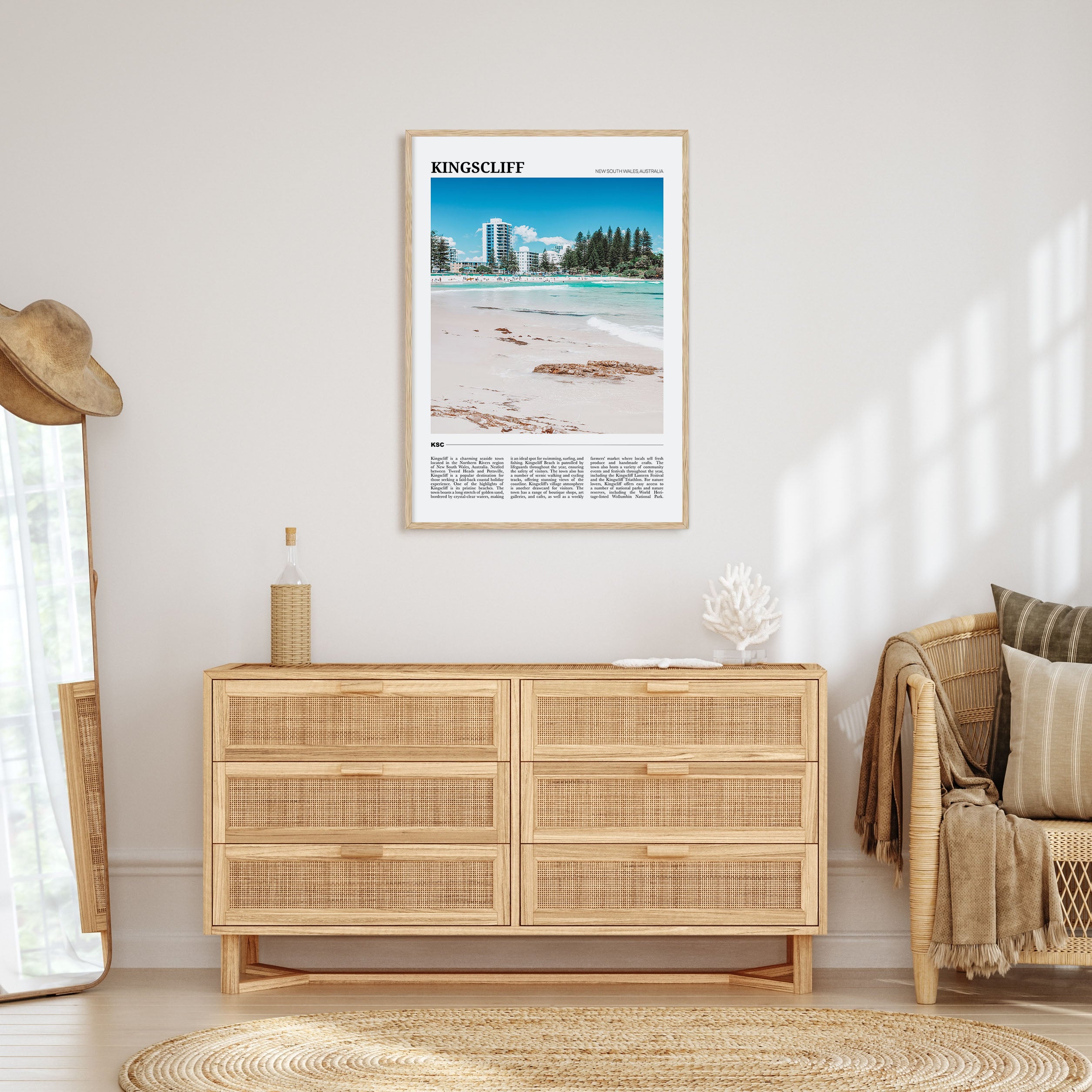 Kingscliff Travel Color Poster