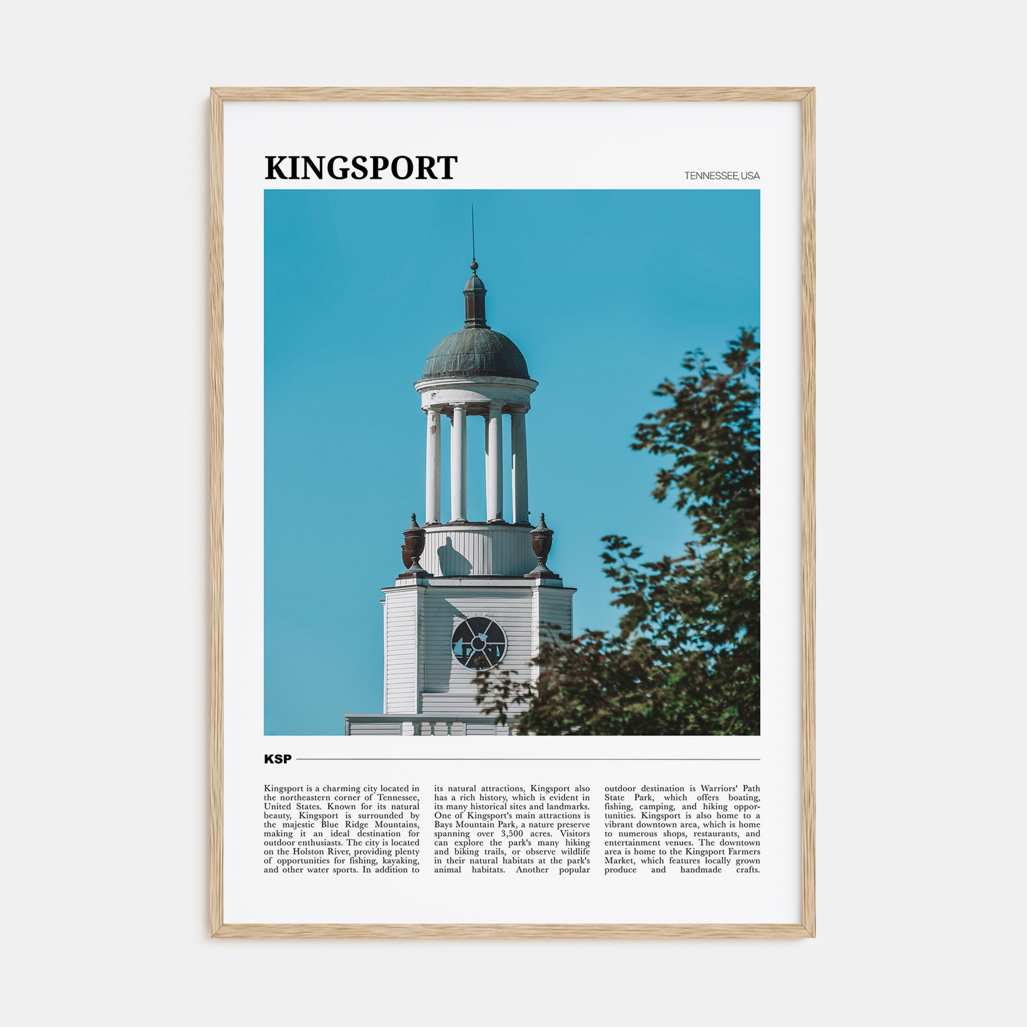 Kingsport Travel Color Poster