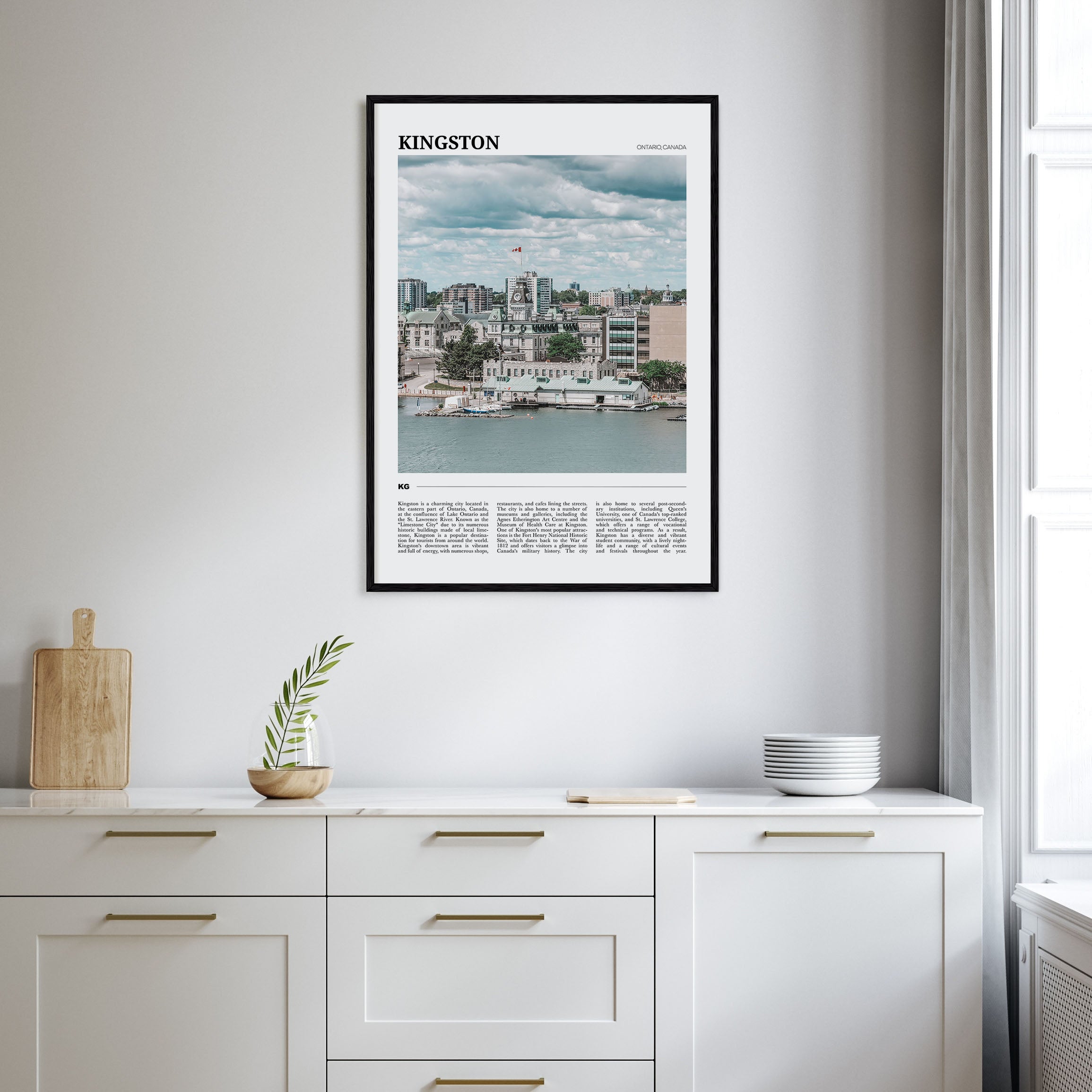 Kingston, Canada Travel Color Poster