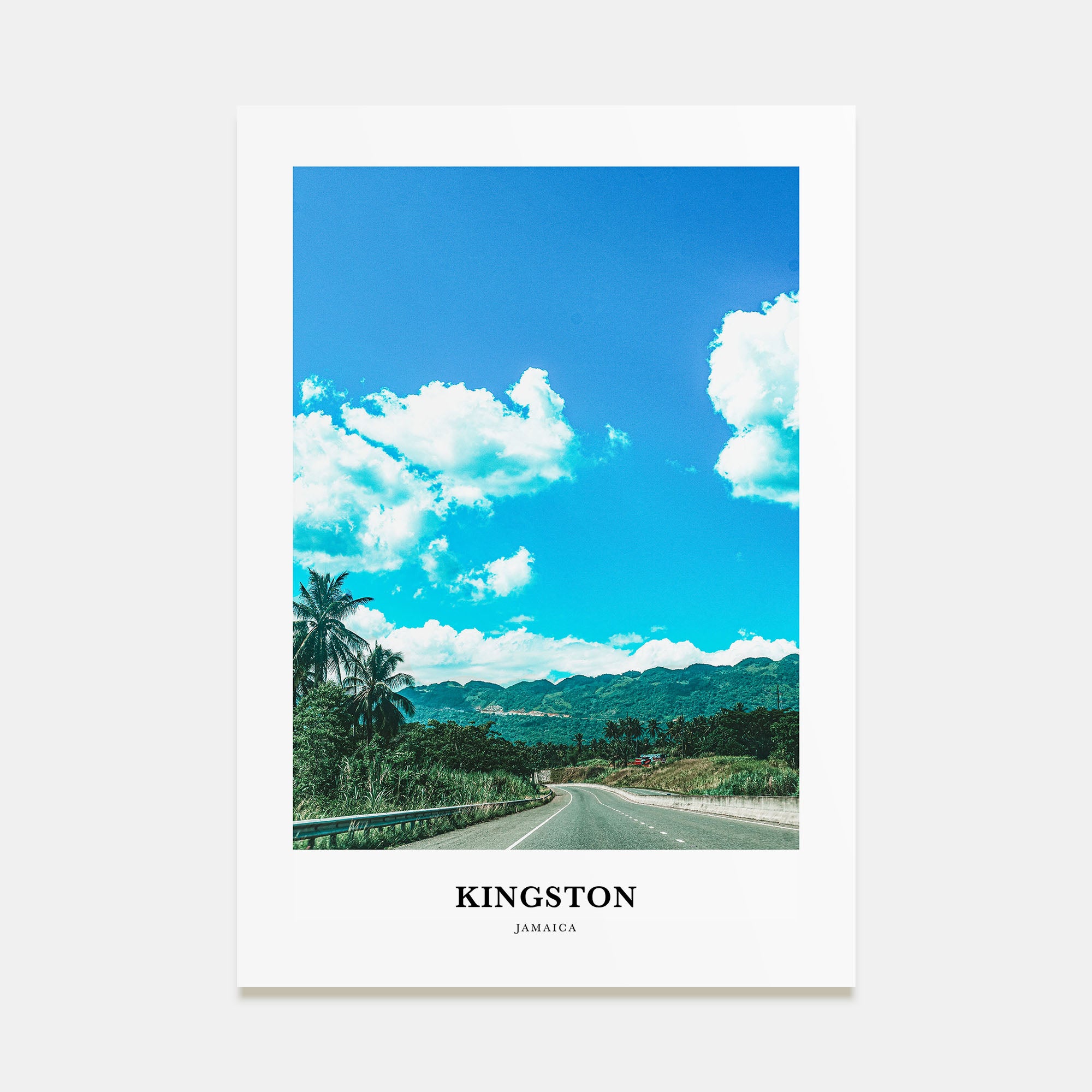 Kingston, Jamaica Portrait Color Poster