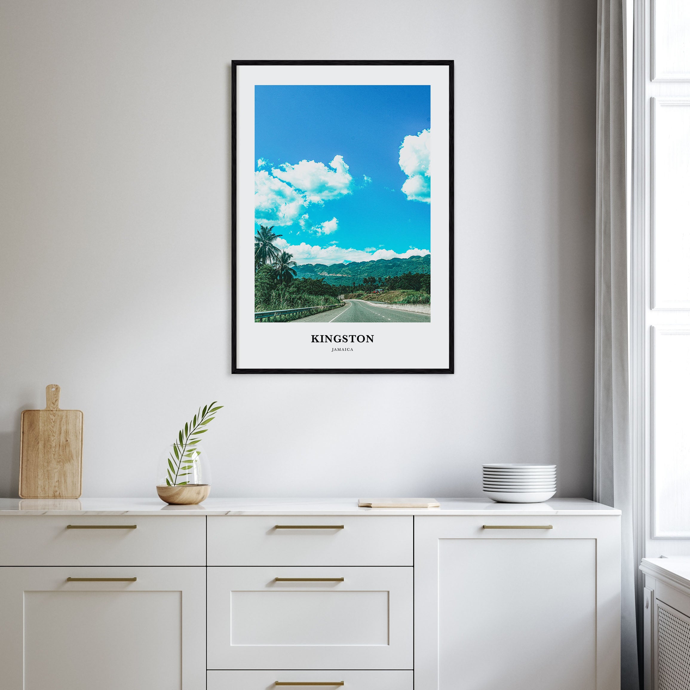 Kingston, Jamaica Portrait Color Poster