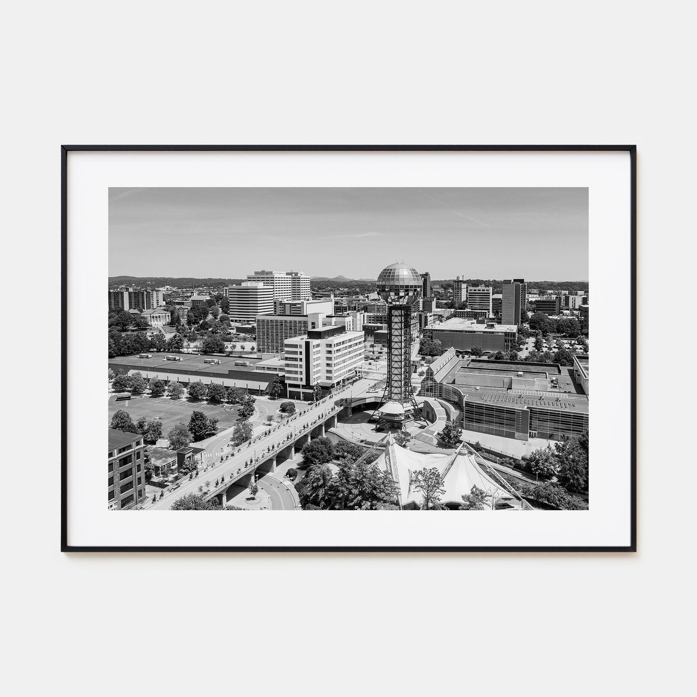Knoxville Landscape B&W Poster