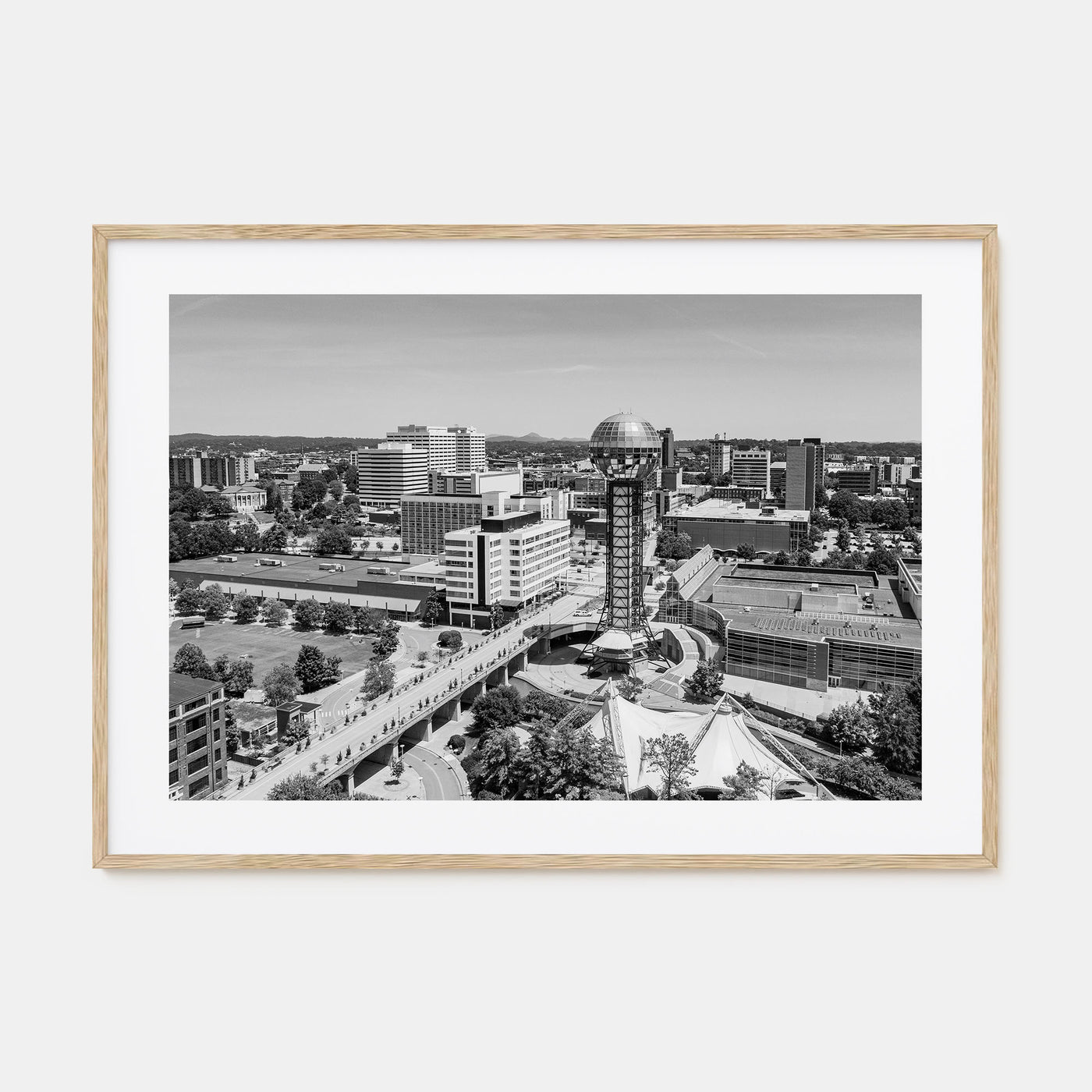 Knoxville Landscape B&W Poster