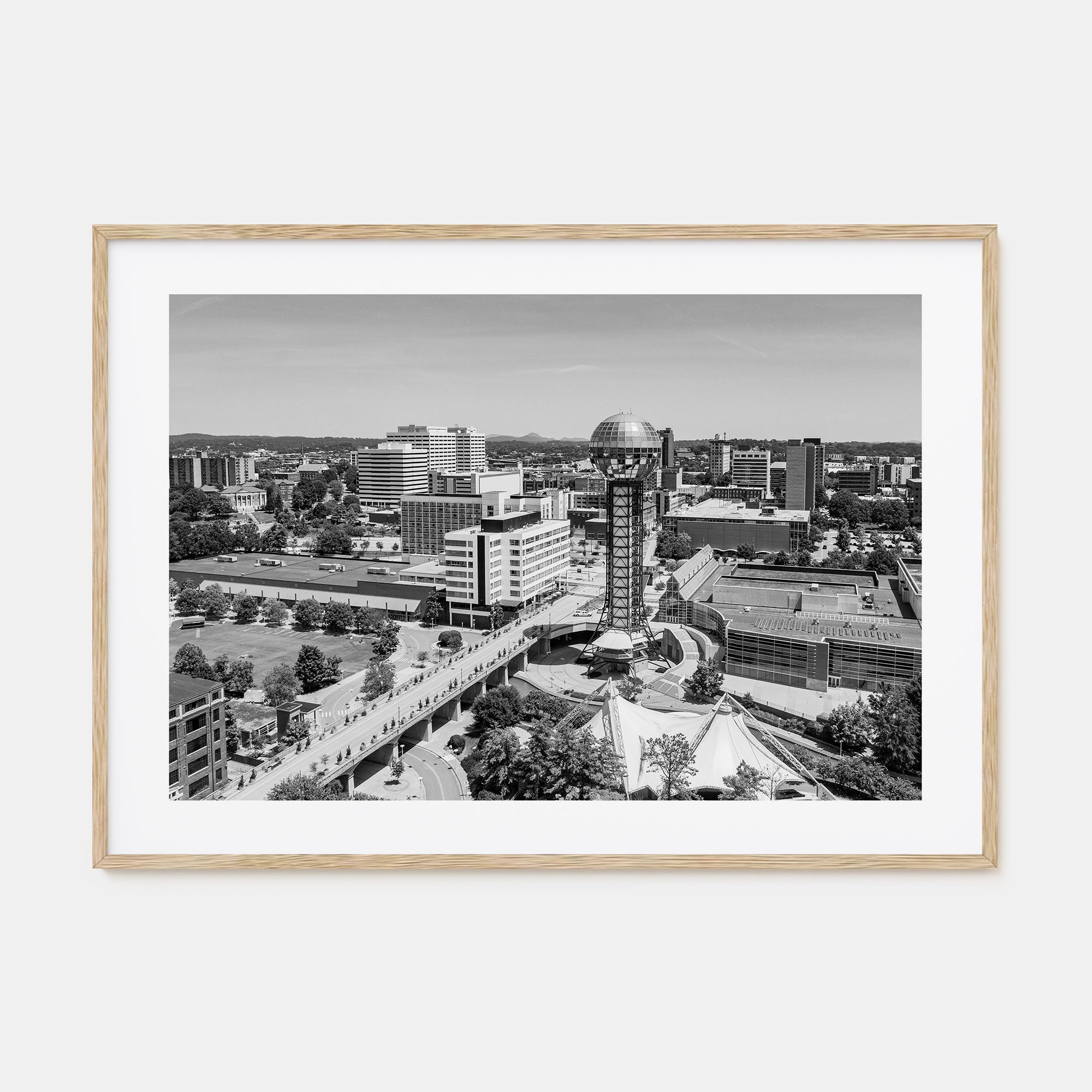 Knoxville Landscape B&W Poster