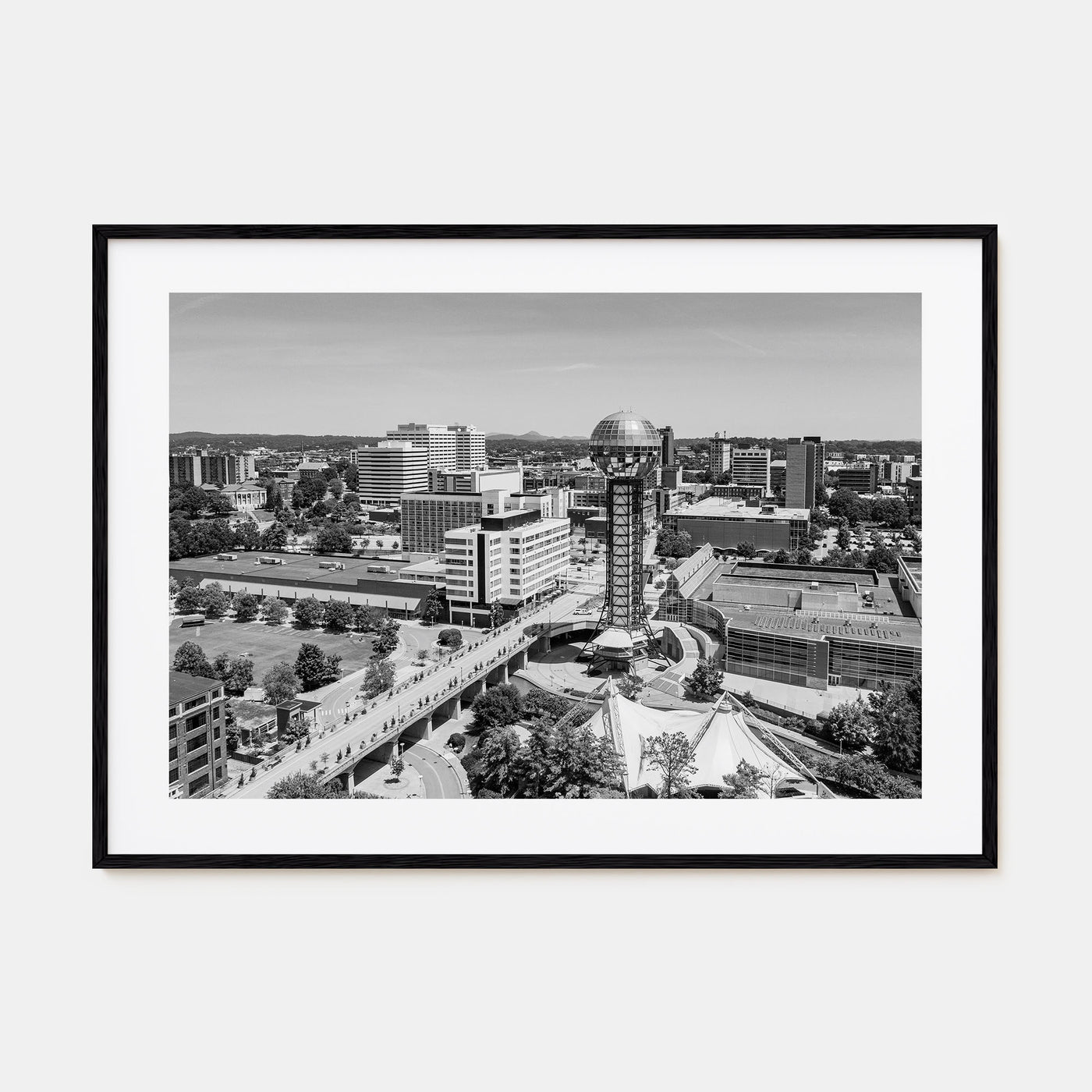 Knoxville Landscape B&W Poster