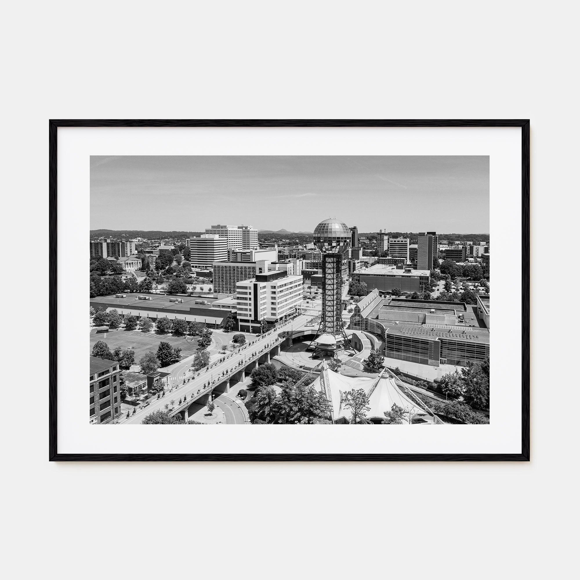 Knoxville Landscape B&W Poster