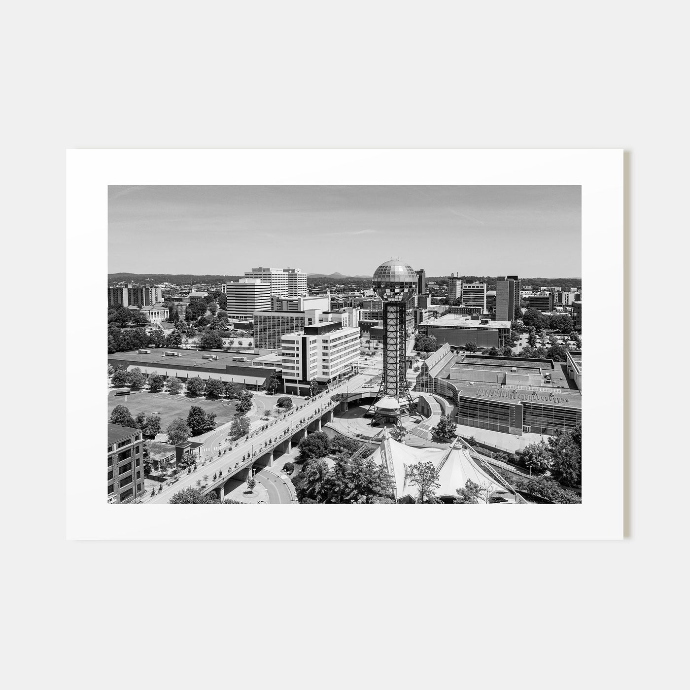 Knoxville Landscape B&W Poster