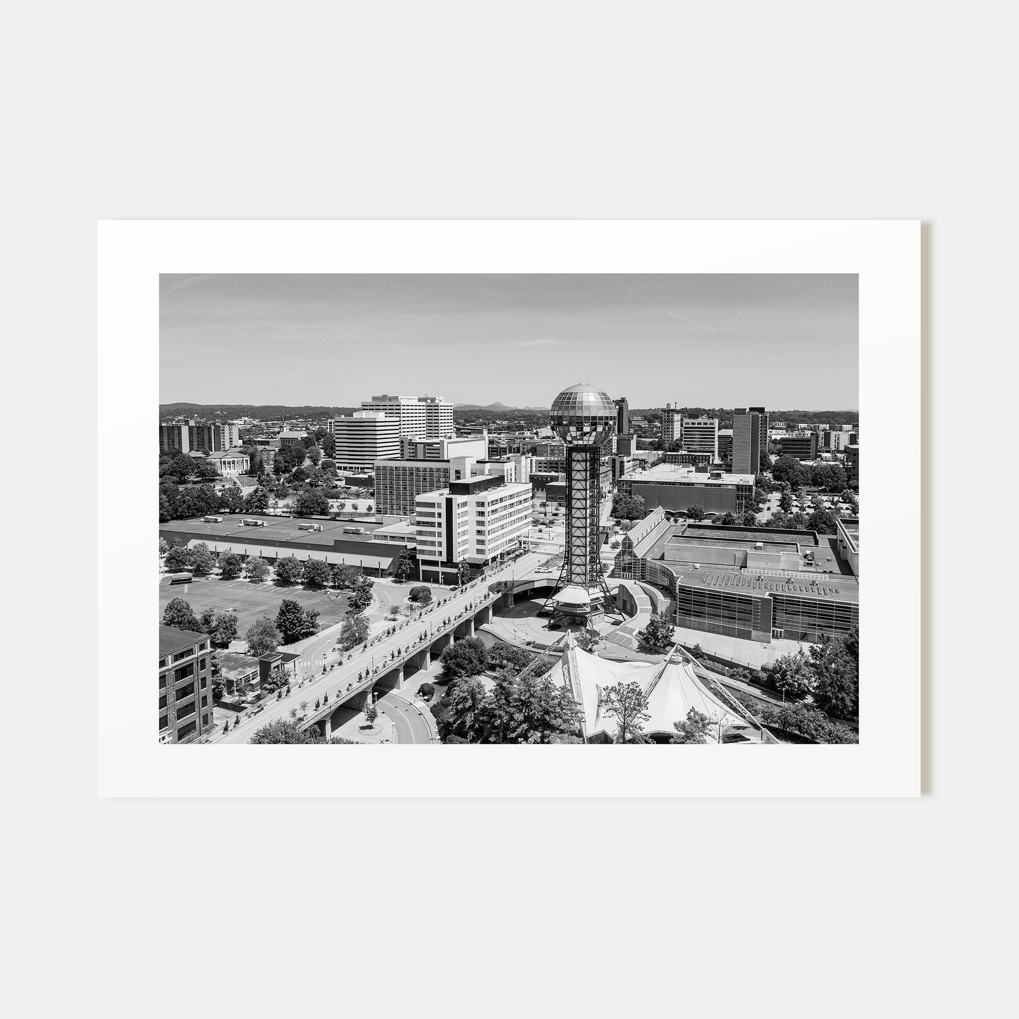 Knoxville Landscape B&W Poster
