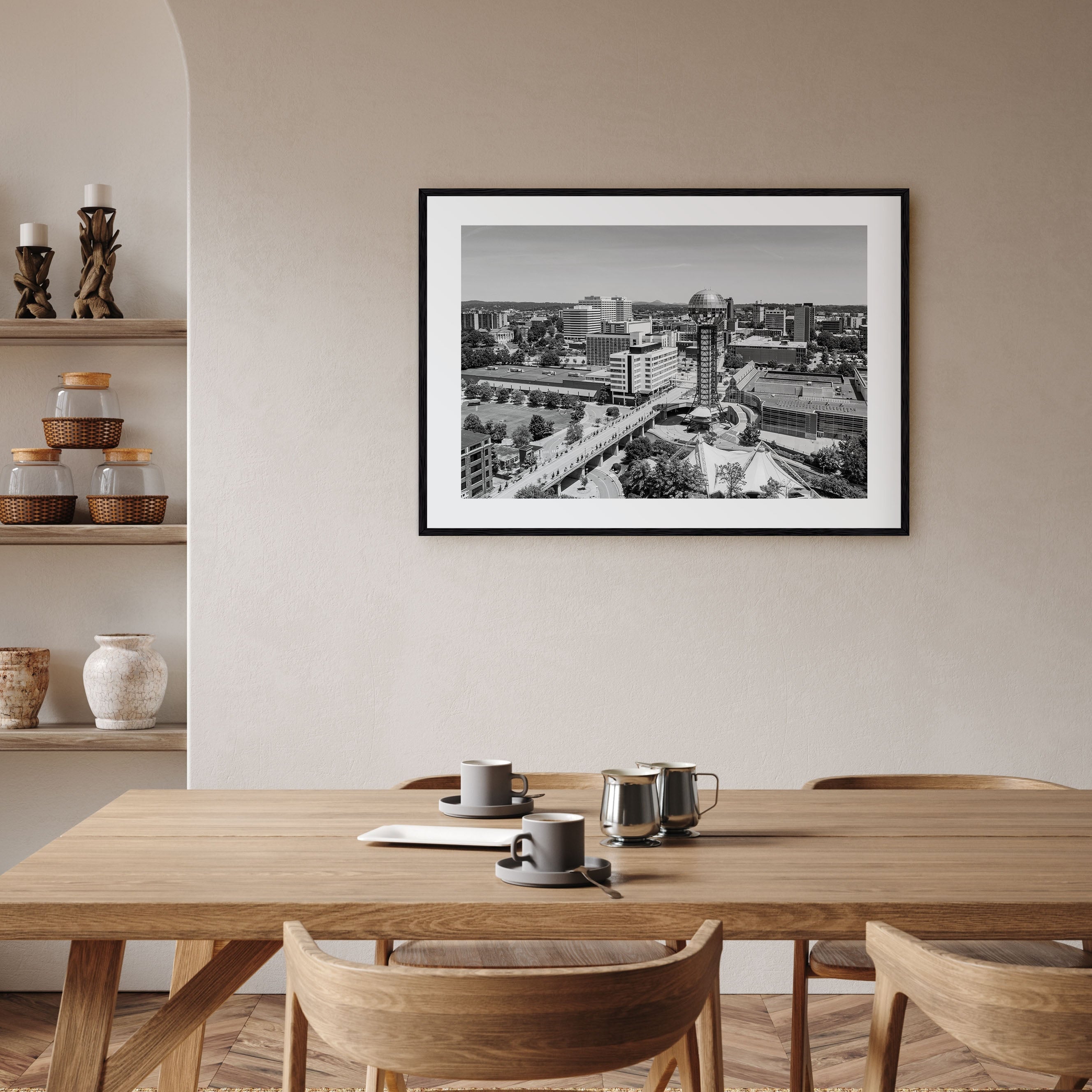 Knoxville Landscape B&W Poster