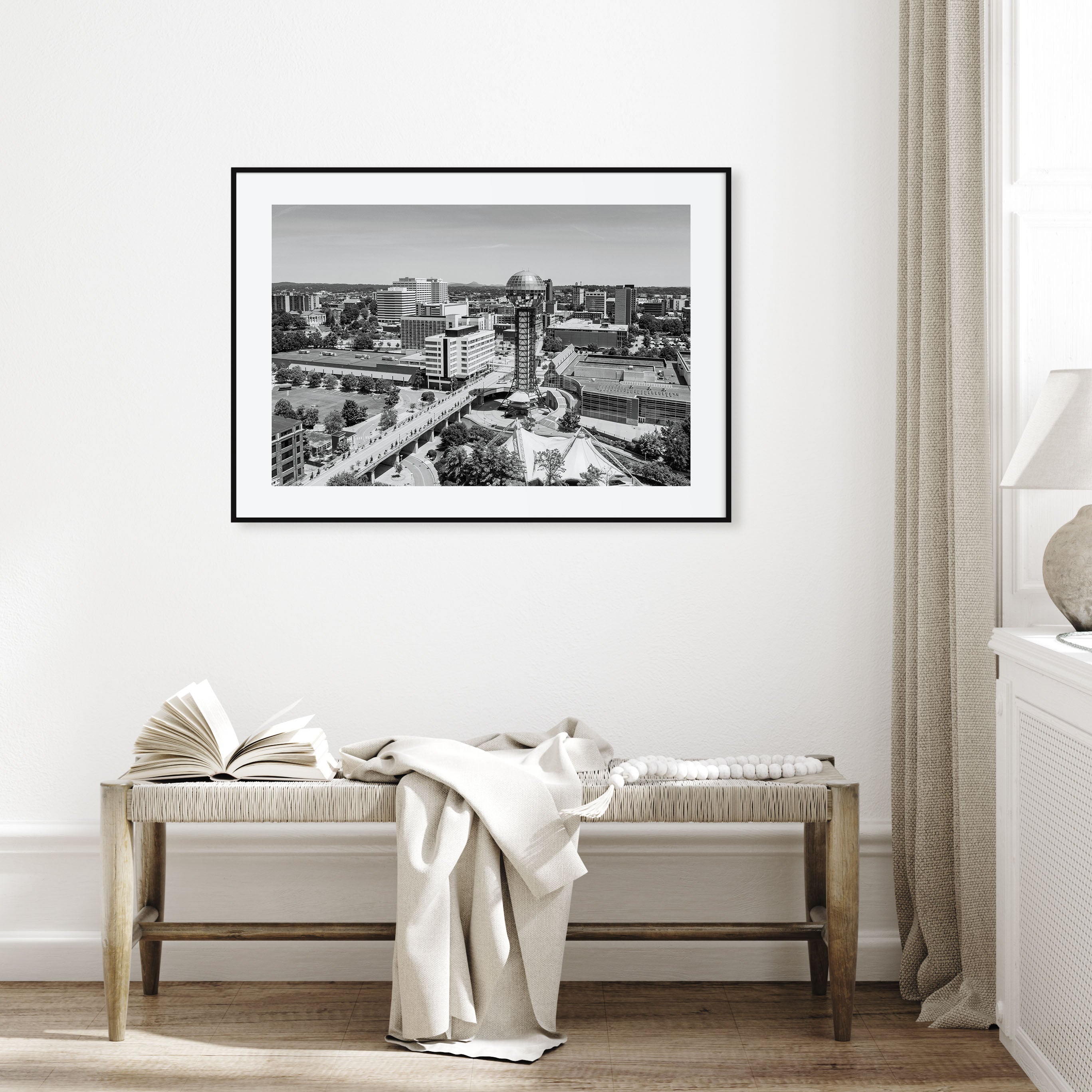 Knoxville Landscape B&W Poster