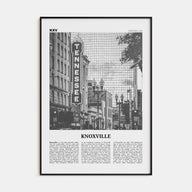 Knoxville Travel B&W No 1 Poster