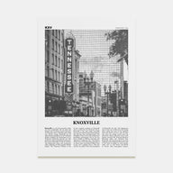 Knoxville Travel B&W No 1 Poster