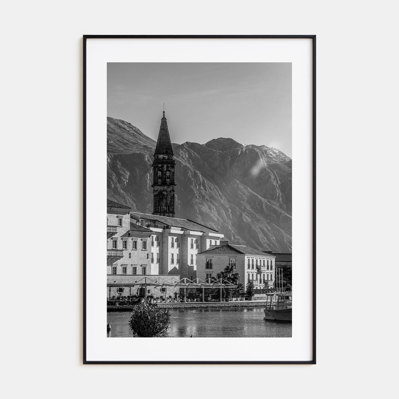 Kotor Photo B&W Poster