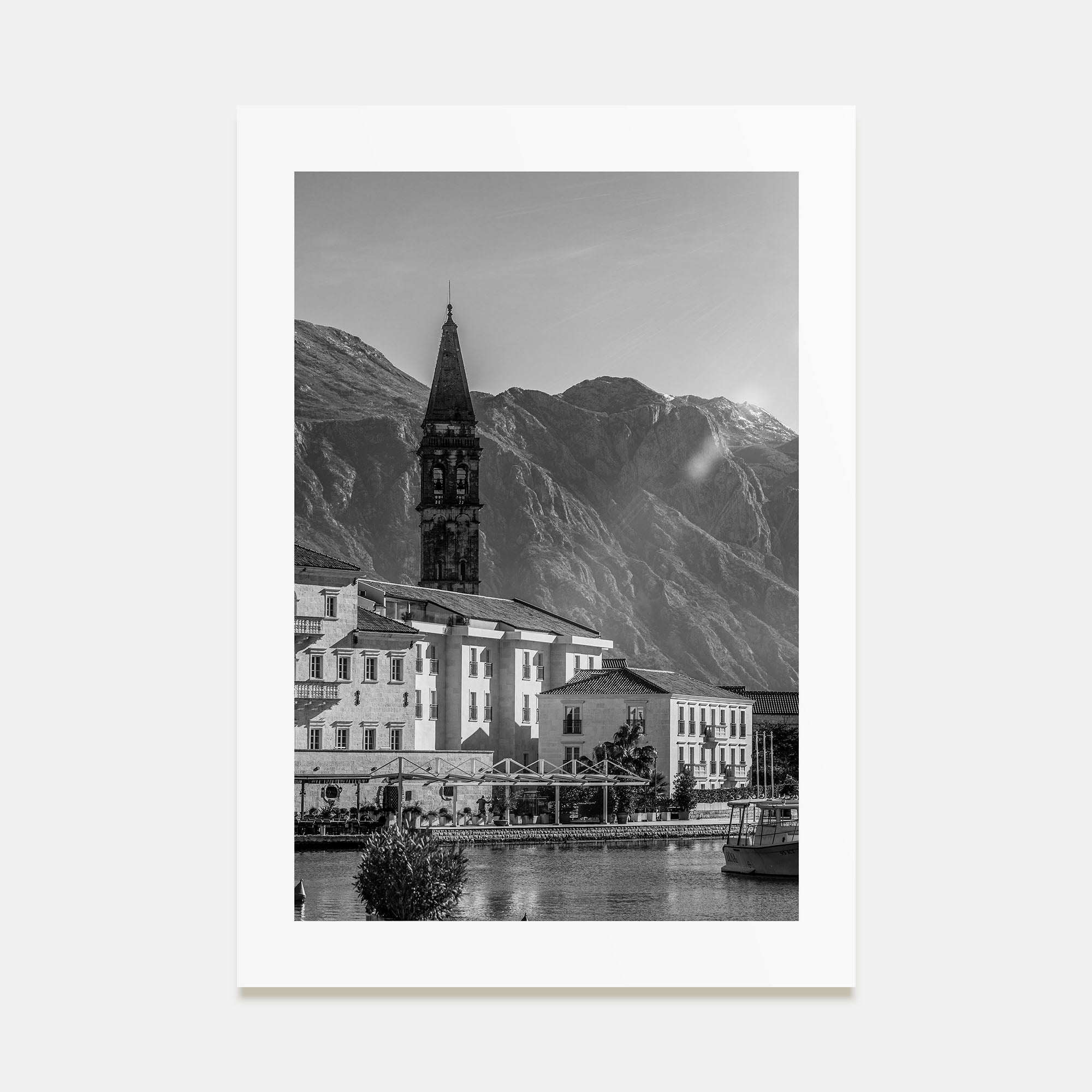 Kotor Photo B&W Poster