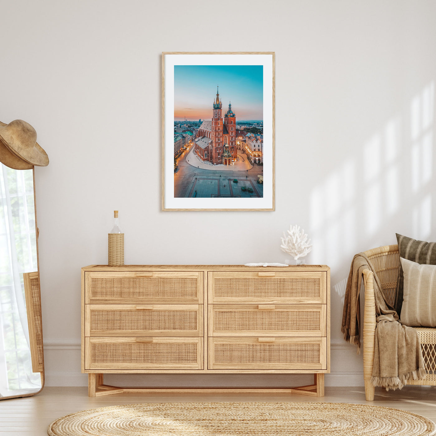Kraków Photo Color Poster