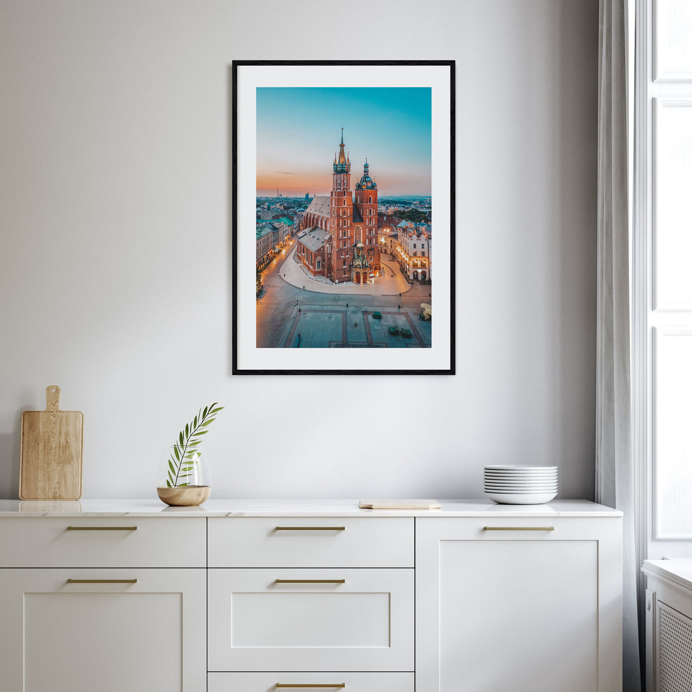 Kraków Photo Color Poster