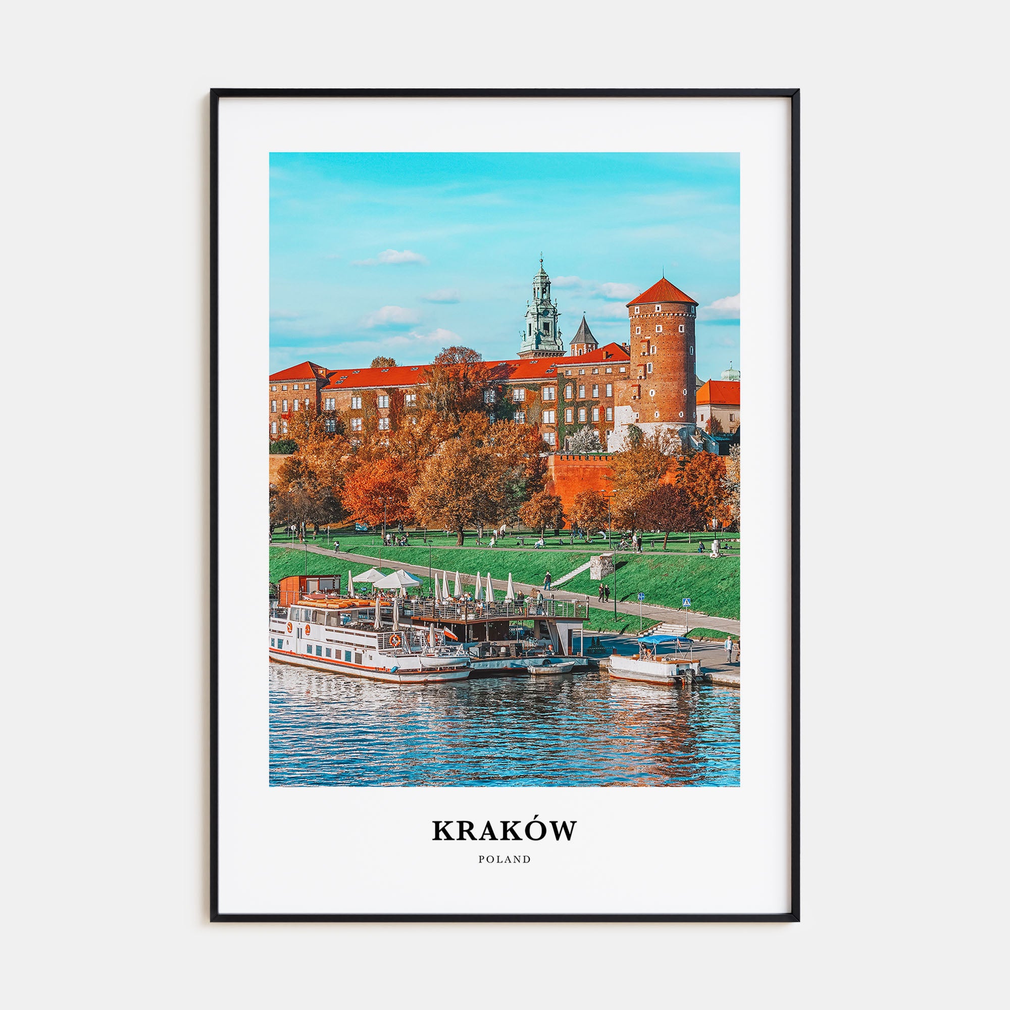 Kraków Portrait Color Poster