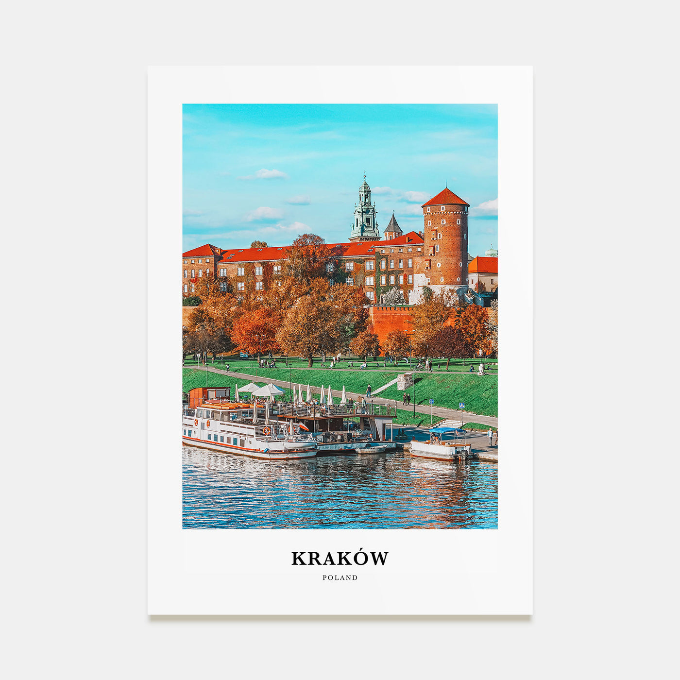 Kraków Portrait Color Poster