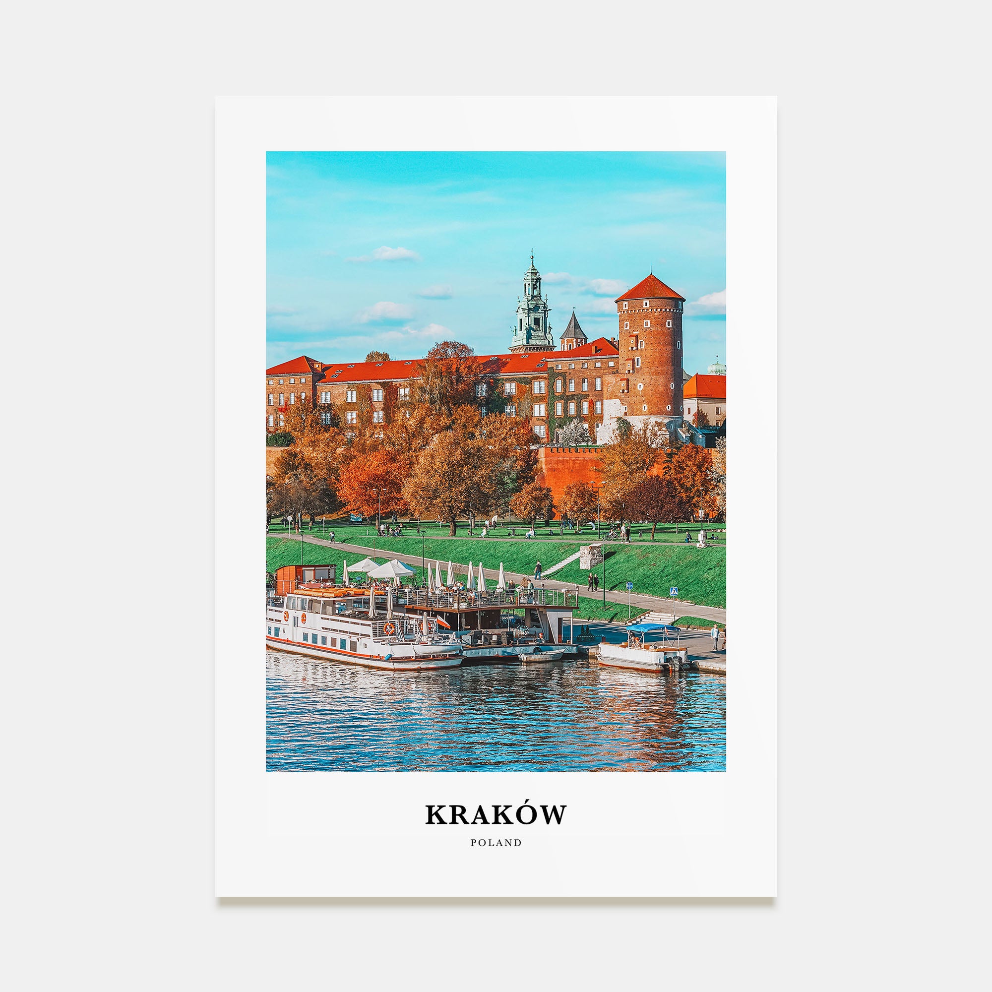 Kraków Portrait Color Poster